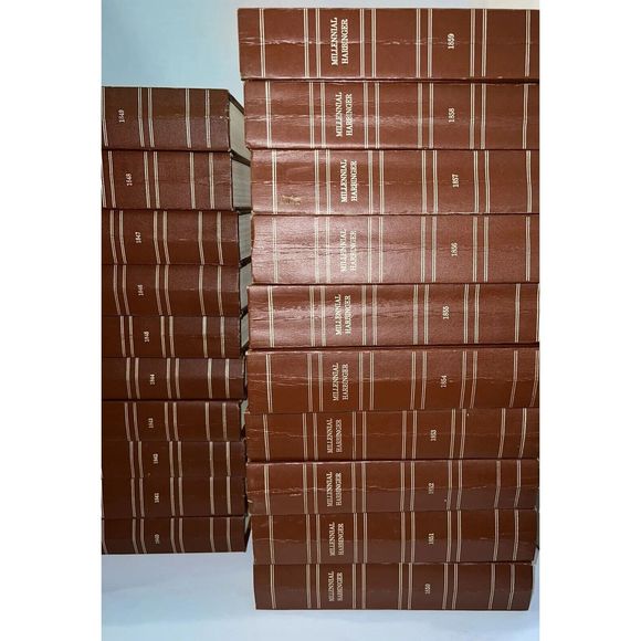 Alexander Campbell Millennial Harbinger 42 Volume Set 1987 Complete 1830-1870 - Picture 2 of 9